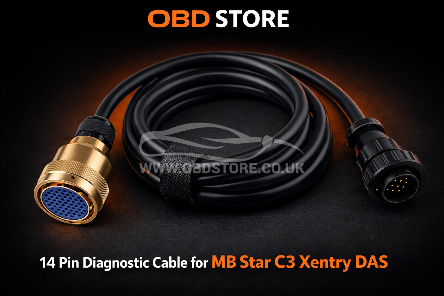 14 Pin Diagnostic Cable for MB Star C3 Xentry DAS