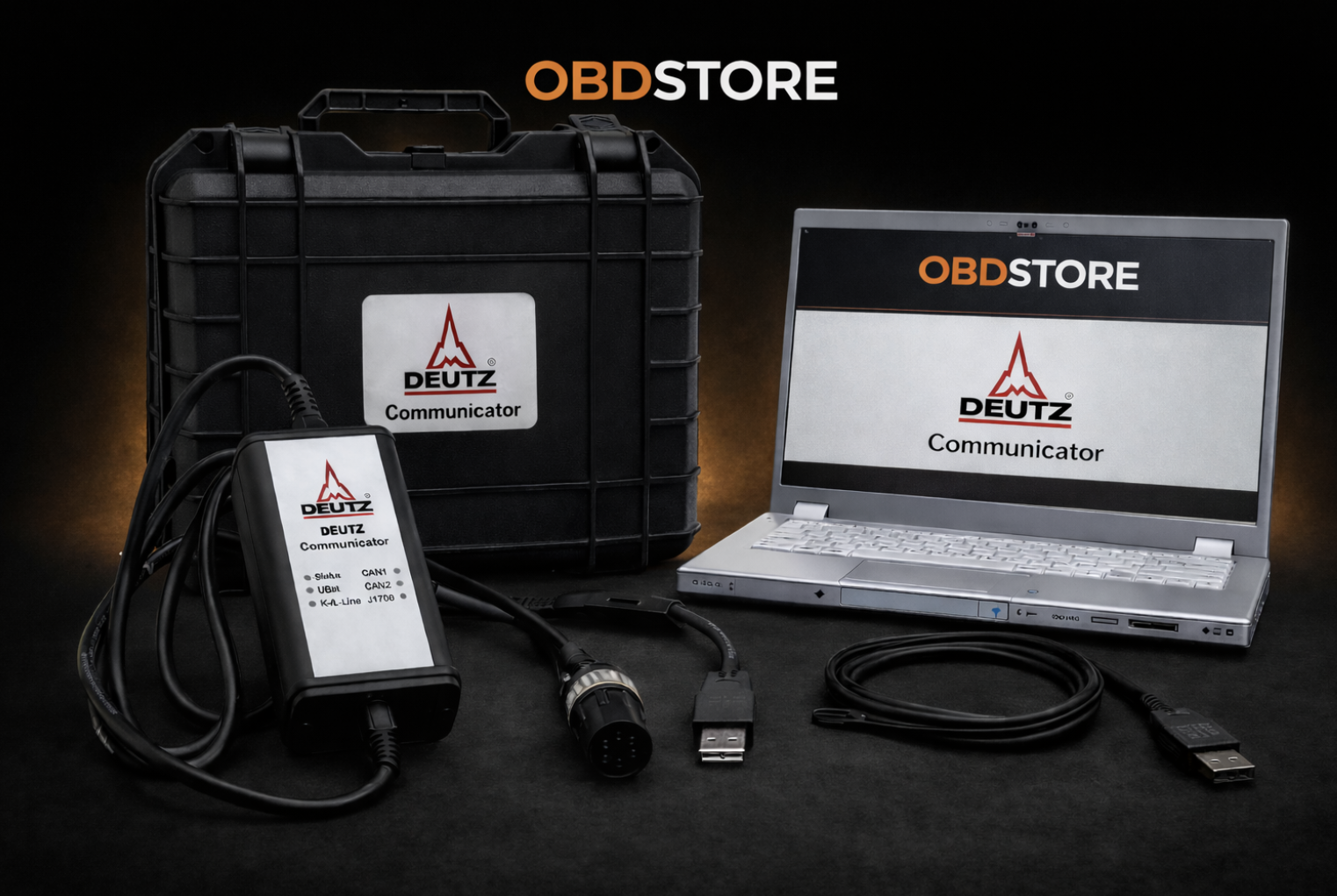 Deutz Diagnostics Decom Diagnostic Scanner and laptop