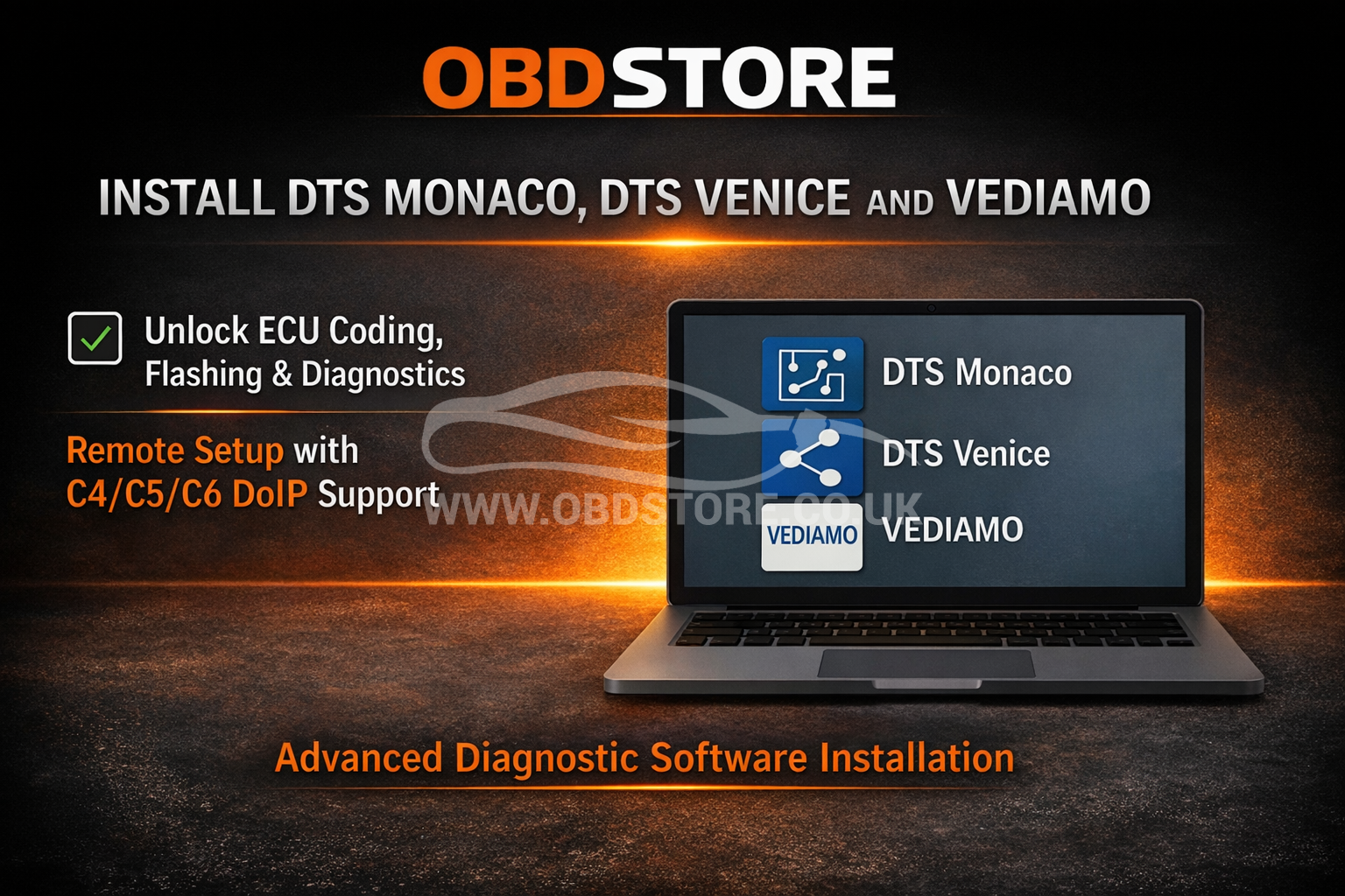 DTS Monaco DTS Venice Vediamo Installation Service for Mercedes